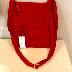Vera Bradley Red Quilted Crossbody Bag